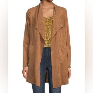 Max Studio Vicuna Open Front Jacket Size Large